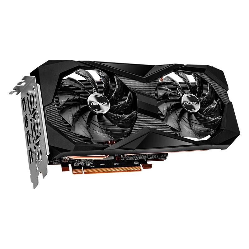 ぽっちゃん　AMD Radeon RX 6600 Placa de Vídeo RX 6600 CLD 8G ASRock AMD Radeon, 8GB, GDDR6
